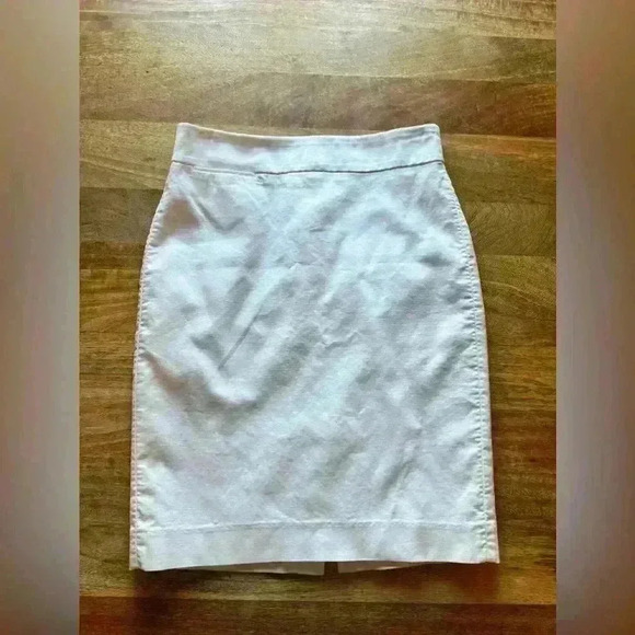 J. Crew Dresses & Skirts - J. Crew White Pencil Skirt | 00 | Cotton Midi Skirt